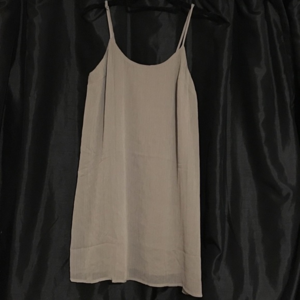 NWT Forever 21 Spaghetti Strap Taupe Dress